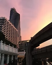 Sunset in the metropolis #bkk #sunset.jp